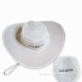 Promotional Foldable Cap with 40cm Diameter, Customized Logos and Colors are Welcome